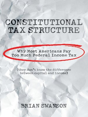 cover image of Constitutional Tax Structure